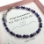 Bransoletka z kamieni naturalnych: AMETYST i LAPIS LAZULI